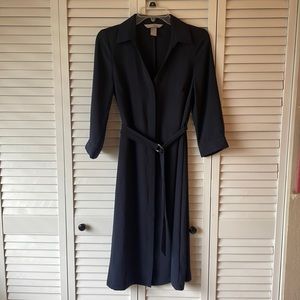 H&M Collared dress with belt